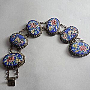 Antique  wide Chinese Export bracelet